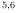 $^{5,6}$